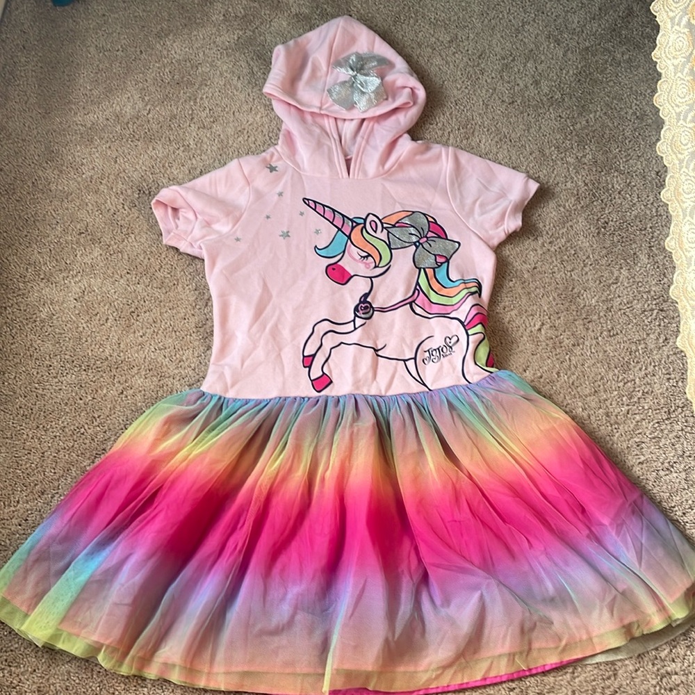 JoJo Siwa girls dress size L (10/12)